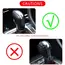 4PCS Chrome Matt With Leather Shift Knob Gear Side Cover DSG Emblem For VW Golf 6 7 R GTI Passat B7 B8 CC R20 Jetta MK6 GLI