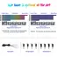 Full Color Streamer Car Ambient Lights RGB 64 Color Universal LED Interior Hidden Acrylic Strip Symphony Atmosphere Lamp