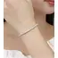 Women's Fashion 4mm Zirconia Tennis Bracelet Crystal Charm Designer Thin Chain Wedding Jewelry