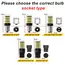 2pcs 1156 BA15S P21W BAU15S PY21W 7443 W21/5W T20 7440 W21W WY21W 1157 P21/5W BAY15D 54 LED Bulbs CanBus Lamp Turn Signal Lights