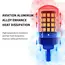 2pcs 1156 BA15S P21W BAU15S PY21W 7443 W21/5W T20 7440 W21W WY21W 1157 P21/5W BAY15D 54 LED Bulbs CanBus Lamp Turn Signal Lights