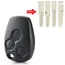 KEYYOU For Renault Megane Modus Espace Laguna Duster Logan DACIA Sandero Fluence Clio Kangoo 2 Button Remote Key Shell Case
