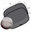 2PCS Folding Car Sun Shade UV Protection Car Curtain Baby Car Window Sunshade Side Window Mesh Sun Visor Summer Protection Film