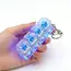 4Keys Illuminated Mechanical Keyboard Keychain Finger Button Anti Stress Keycap for Office Home Adults Kid,Decompression Clicker
