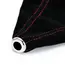 16mm Universal Suede Leather Car Gear Shift Collars Carbon Fiber Auto Car Manual Stick Shifter Knob Gear Shift Boot Cover Gaiter