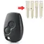 KEYYOU For Renault Megane Modus Espace Laguna Duster Logan DACIA Sandero Fluence Clio Kangoo 2 Button Remote Key Shell Case