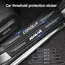 Carbon Fiber Car Sticker Car Door Trunk Protective Strip Anti Scratch Decal For Toyota Camry Corolla C-hr Rav4 Yaris Accessories