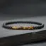 New Minimalist 4mm Bead Bracelet Unisex Emperor Onyx Small Stone Braclet Meditation Yoga Strand Braslet Couple Brazalete Pulsera