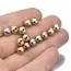 20-100pcs 3 4 5 6 8mm Stainless Steel Spacer Beads Round Ball Charm Loose Seed Beads for DIY Bracelets Jewelry Making Supplies