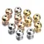 20-100pcs 3 4 5 6 8mm Stainless Steel Spacer Beads Round Ball Charm Loose Seed Beads for DIY Bracelets Jewelry Making Supplies