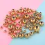 20-100pcs 3 4 5 6 8mm Stainless Steel Spacer Beads Round Ball Charm Loose Seed Beads for DIY Bracelets Jewelry Making Supplies