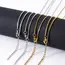 1.2mm Simple Stainless Steel Box Chain Necklace Gold Color Titanium Steel Men Necklace Fashion Women Jewelry Trend Accessories