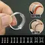 12Pcs 1 Set Ring Adjustment Pad Ring Size Adjuster Fixed Reduction Pad Invisible Ring Holder Retainer Shrinker for Large Rings