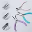 Portable 3 Color Metal Pliers Tool Set Jewelry Making Round Nose Plier Tweezers Kit for Handcrafts Beading Sewing DIY Supplies