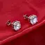 0.5-2 Carat 8.0mm D Color Moissanite 100% 925 Sterling Silver Stud Earrings For Women Top Quality Sparkling Wedding Jewelry