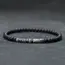 New Minimalist 4mm Bead Bracelet Unisex Emperor Onyx Small Stone Braclet Meditation Yoga Strand Braslet Couple Brazalete Pulsera