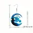 1 pair of Van Gogh starry sky pattern acrylic earrings, moon black cat unique ladies earrings, very suitable for daily party wea