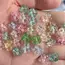 32Pcs， Clover, Transparent, Flowers, Flat, Jewelry Accessories, DIY, Pendant, Jewelry Making Supplies