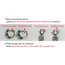 Huitan Korean Fashion Paved CZ Hoop Earrings for Women Metal Silver Color/Gold Color Simple Versatile Earrings Hot Jewelry
