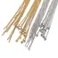 10pcs 50cm 2mm Gold Color Stainless Steel Link Chains Necklaces Fashion Jewelry Cuban Chains Wholesale Chain DIY Crafts Supplies