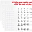 Fake Piercing Stud Set Fake Nose Ring Stud with Sticker Pack Fake Eyebrow Lips Piercing Non Piercied Earring Stud Body Jewelry