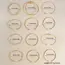 12 Pcs/Set Trendy Multilayer Open Bangles Set for Women Punk Gold Color Geometric Delicate Twist Bracelets Wedding Jewelry Gifts