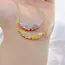 Fashion Retro Light Luxury White Jewelry Angel Wings Necklace Exquisite Personality Stainless Steel Clavicle Chain