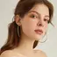 Stainless Steel Big Circle Hoop Earrings for Women,Gold Plated Hypoallergenic Non Tarnish  25mm-70mm Loop Jewelry