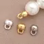10pcs18K Copper Plated Genuine Gold Small Hole Smooth Sichuan Pepper Buckle DIY Bracelet, Necklace, Bead Jewelry Making Accessor