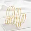 Stainless Steel Big Circle Hoop Earrings for Women,Gold Plated Hypoallergenic Non Tarnish  25mm-70mm Loop Jewelry