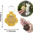 Dog Hair Collector Keychain Leather Pet Memorial Keepsake for Dogs and Cats, Fur Storage Pendant Charm Gift Keychain