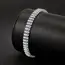 Noble 925 Sterling Silver Bracelet Elegant Zircon Crystal Fine Jewelry For Women Girl Engagement Wedding Glamour 18CM