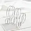 Stainless Steel Big Circle Hoop Earrings for Women,Gold Plated Hypoallergenic Non Tarnish  25mm-70mm Loop Jewelry