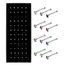 40/60PC Stainless Steel Straight L Nose Stud for Women Nose Ring Set 1.8MM Fashion Crystal Aro Nariz Nase Pircing Body Jewelry