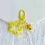Acrylic Stars Bell Pendant Keychain Cute Colorful Backpack Purse Charms Metal Keyring Diy Jewelry Making Key Chain Accessories