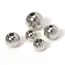 100pcs 2 Mm-12 mm Stainless Steel Beads European Ball Metal Big Hole Spacer Beads for Jewelry Making DIY Bracelet Necklace