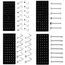 40/60PC Stainless Steel Straight L Nose Stud for Women Nose Ring Set 1.8MM Fashion Crystal Aro Nariz Nase Pircing Body Jewelry