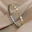 Fashionable Minimalist New Stainless Steel Elastic Bracelet  Italian Links Slim Charm Bracelet Punk Watchband Wrist Band Jewelry