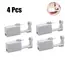 1-10pcs Safety Ear Piercing Gun Kit Women Men Disposable White Plastic Sterile Ear Piercing Device Fashion Simple Piercing Tools