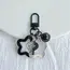 Acrylic Stars Bell Pendant Keychain Cute Colorful Backpack Purse Charms Metal Keyring Diy Jewelry Making Key Chain Accessories