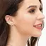 925 Sterling Silver Gold Plated Small Zirconia Huggie Hoop Earrings For Women Girls Gift Wedding Engagement Party Ear Buckle