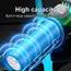 100000LM Super Bright Flashlight Rechargeable LED Torch Long Range Tactical Lamp for Outdoor Waterproof Camping Fishing Lantern