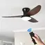 Bedroom Fan Light, Ceiling Fan Light, High Wind Power Ceiling, Dining Room, Living Room, Household Integrated Ceiling, Electric