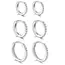 925 Sterling Silver Gold Plated Small Zirconia Huggie Hoop Earrings For Women Girls Gift Wedding Engagement Party Ear Buckle