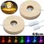 1/4pcs LED Wooden Round Lighted Base Adjustable Colors Changing Display Stand for Home Illuminate 3D Crystal Glass Resin Art