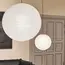 Hanging Paper Lampshade Light Fixture Classic Modern Pendant Light Lamp Cover Vintage Round Ceiling Light Cover Hotel Cafe