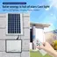LED Solar Garden Lights Outdoor Waterproof IP67 Reflector Spotlight Emergency Wall Lighting for Garden Buildings