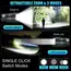 Tactical LED Flashlight 2000LM USB Rechargeable Waterproof Grade Zoom Torch Bright Portable Emergency Light for Camping Outdoor