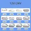 DC 12V 24V Waterproof Switching Power Supply IP67~IP68 Outdoor LED Lighting Transformer 10W 20W 30W 50W 60W 80W 100W 200W 300W