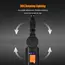 Portable COB LED Flashlight Rechargeable Work Light with Magnetic Lanterna Hanging Lamp with Built-in Battery Camping Torch
